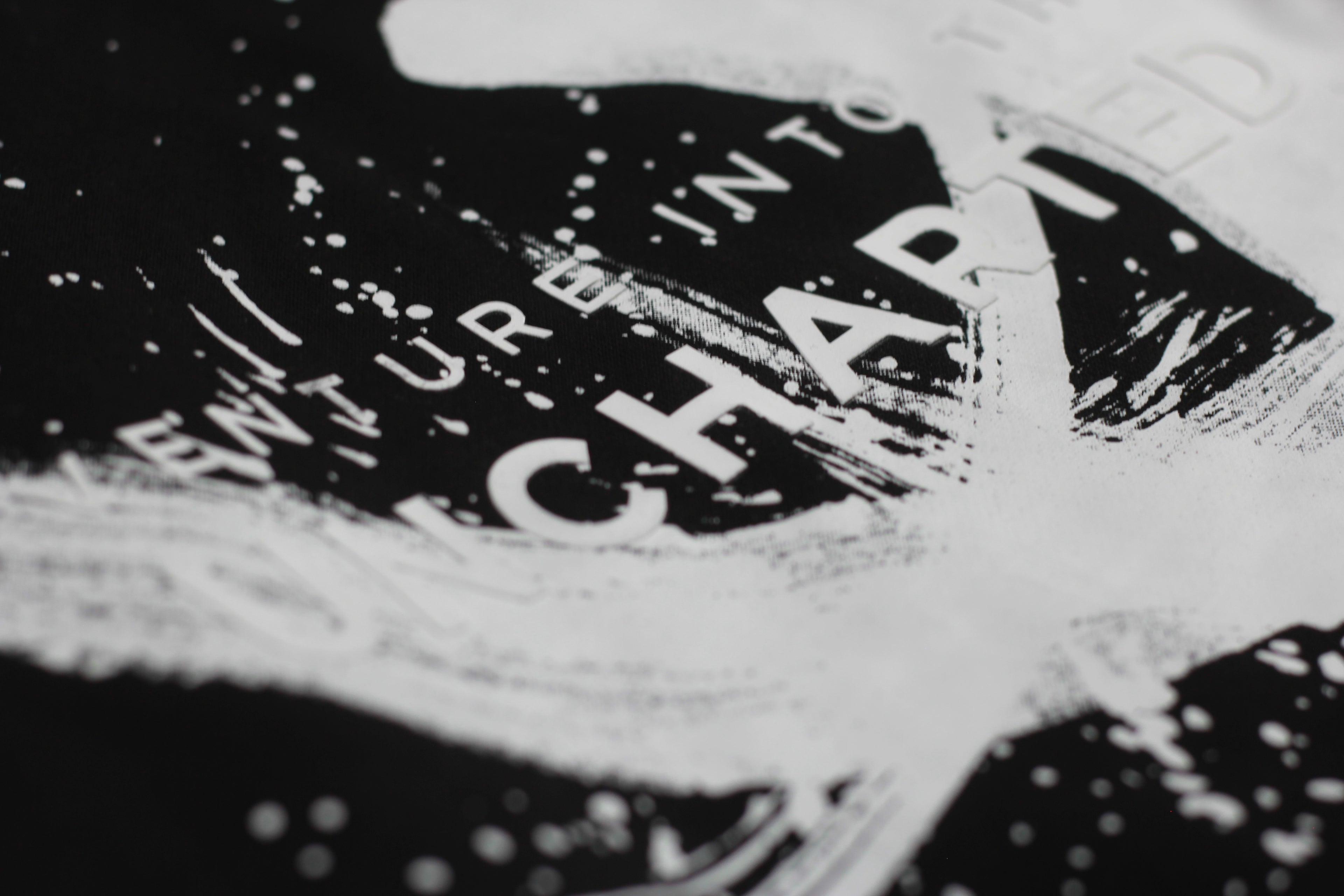 White Brush Oversized Hoodie