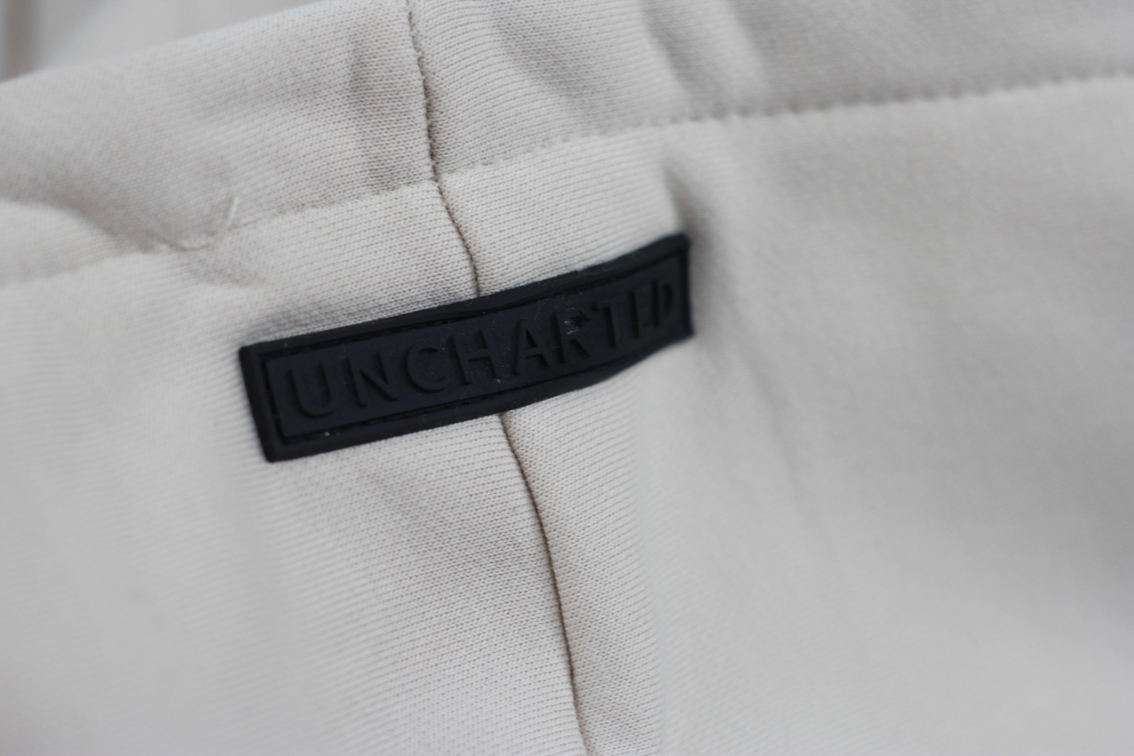 Black Brush Oversized Hoodie